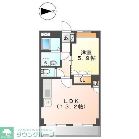マスターピースの物件間取画像